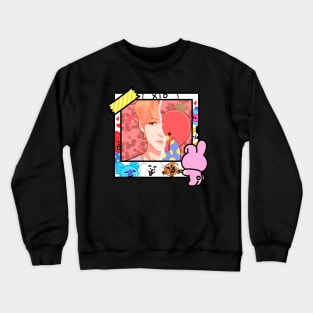 BT21 Tata frame Crewneck Sweatshirt